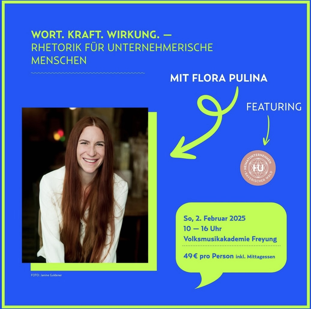 Flora Pulina - Rhetorik-Seminar Wort.Kraft.Wirkung