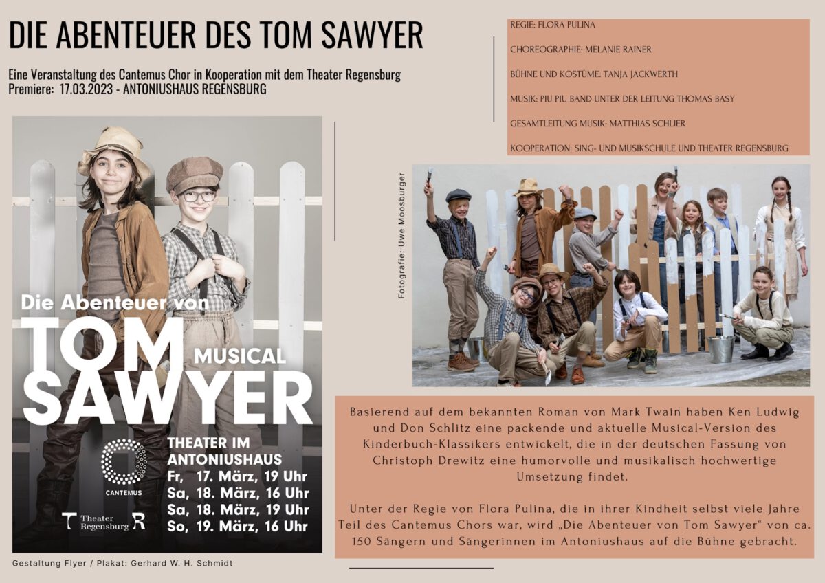 Flora Pulina Regie "Die Abenteuer des Tom Sawyer"