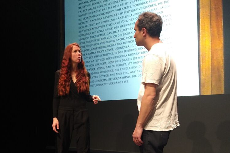 Flora Pulina in "Kohlhaas" Flora Pulina in "Kohlhaas"